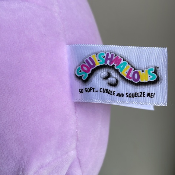 Squishmallow 8" Sylvia The Purple Unicorn Kellytoy Plush Toy  perfect condition! - Picture 4 of 5